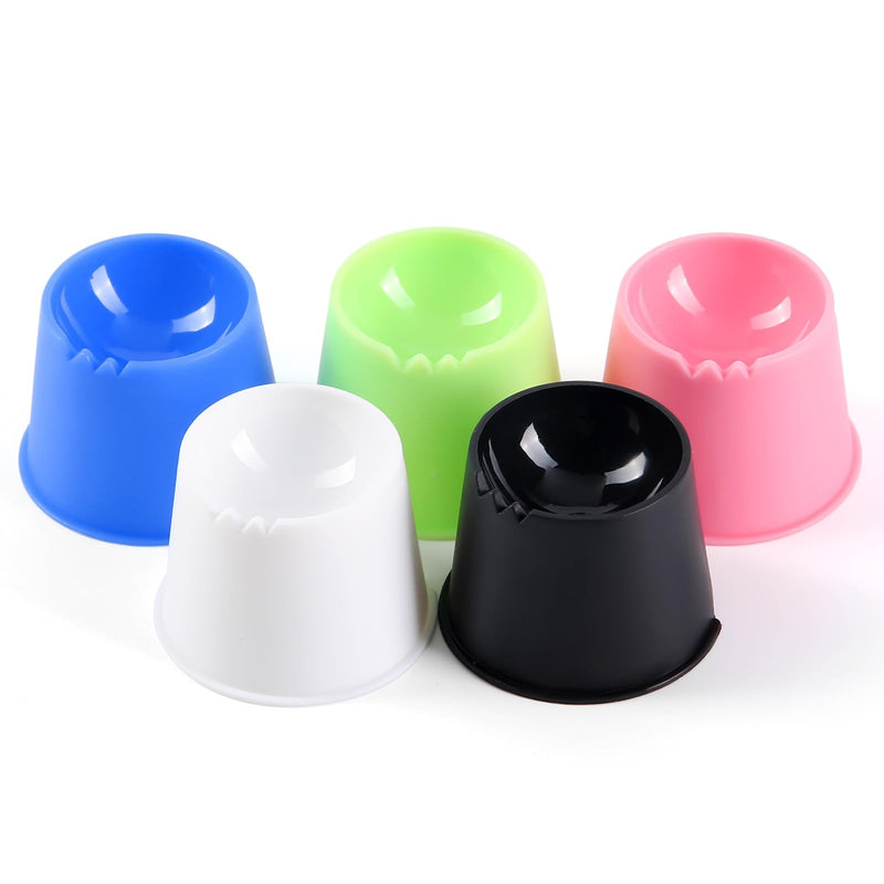 [Australia - AusPower] - JMU Disposable Dappen Dish Dental 100pcs Plastic Dappen Dish, Mini Small Mixing Cups, Assorted Colors 
