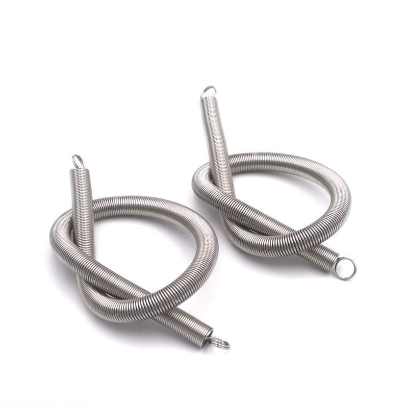 [Australia - AusPower] - 4Pcs Zinc Plated Steel Wire Extension Spring 20 Inch 