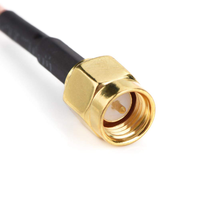 [Australia - AusPower] - 20.5in SMA Test Leads, Red Black Coaxial Cable Tester Leads, Internal Thread Coaxial Tester Cable for SMA Connectors 