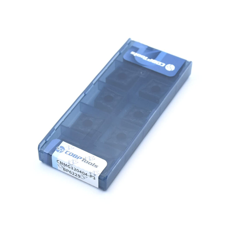 [Australia - AusPower] - CNC Carbide Inserts CNMG431 / CNMG120404-PM for Metal Lathe Steel Cutting, Semi-Finishing chipbreaker for Turning Cutter, 10 PCS CNMG431-PM 