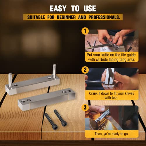 sixcow carbide surface file guide hand file for knife making