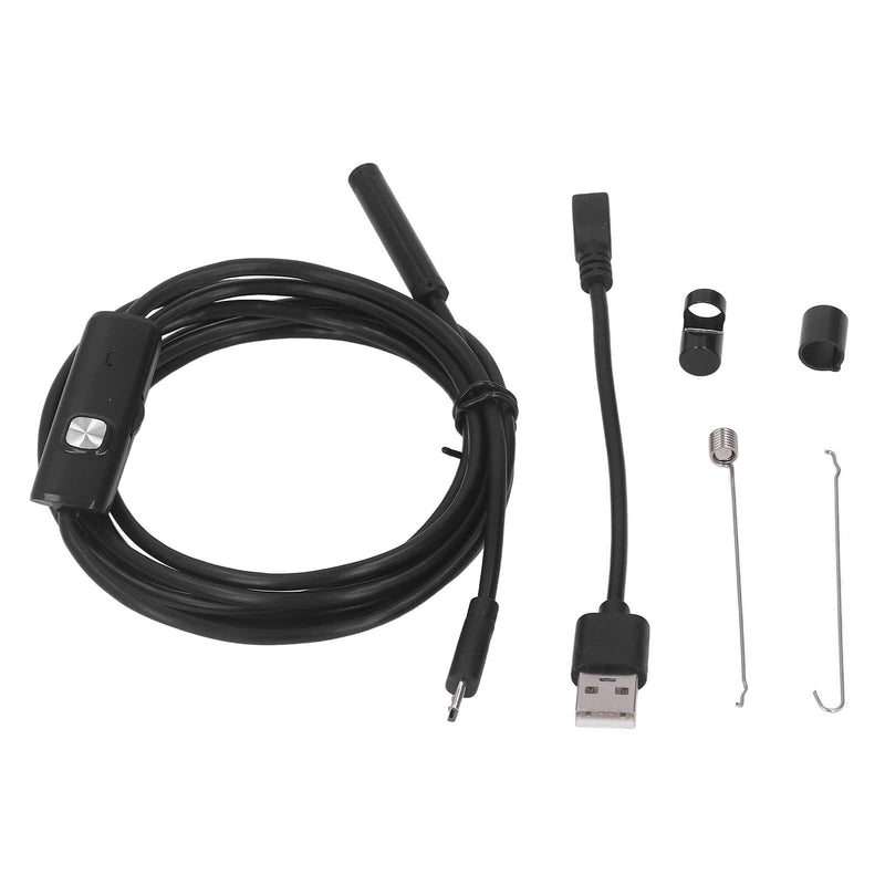 [Australia - AusPower] - USB Endoscope Inspection Camera, Industrial Endoscope Camera with 6 Adjustable LED Lights, 0.3MP Camera for Pipe Inspection, Car Maintenance, Underwater Viewing (1M) 