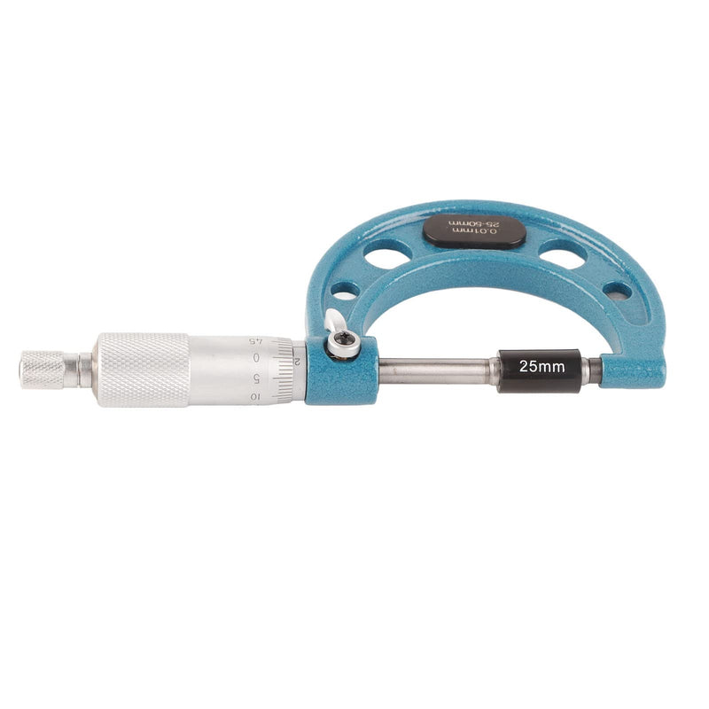 [Australia - AusPower] - Micrometer Gauge, External Micrometer 0.01 mm with Wrench. Thickness Micrometer Stainless Steel, External Micrometer (25-50mm) 25-50mm 