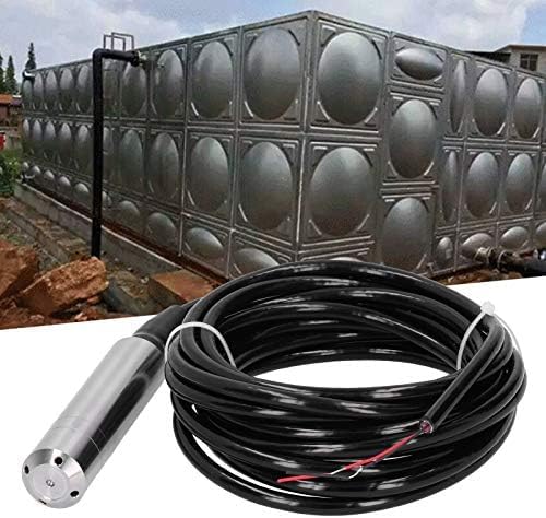 [Australia - AusPower] - DC 24V 4-20mA Throw-in Type Liquid Water Level Sensor Transmitter For Detecting 0-5m Range Depth 