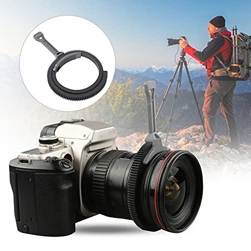 Zoom Follow Focus Handle Lever, Adjustable Gear Drive Belt Grey