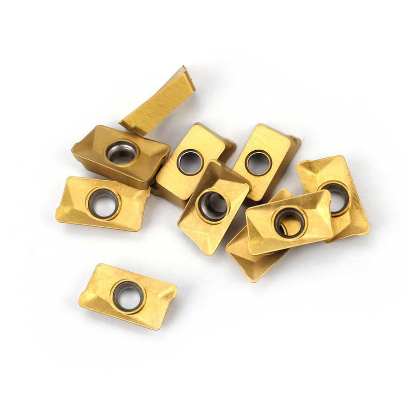 [Australia - AusPower] - OSCARBIDE Carbide Inserts APKT11T308 Milling Inserts APKT Style Inserts for Face Milling Cutter Alloy Stainless Steel,10 Pieces/Set 
