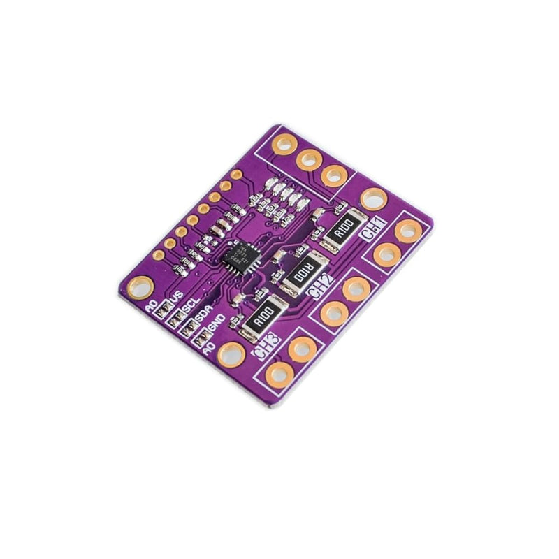 [Australia - AusPower] - 10PCS INA3221 Triple-Channel Shunt Current Voltage Sensor Power Control Module I2C Output 