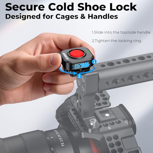 AODELAN Wireless Camera Video Record Button for Top/Side Handle