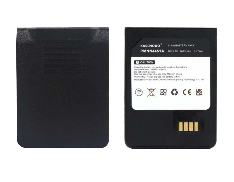 [Australia - AusPower] - 2-Pack Replacement Battery Compatible with Motorola Minitor 6 Pager Minitor VI Pager PMNN4451, PMNN4451A 3.7V 1075mAh 