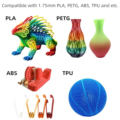 3D Printer Hotend for Kobra S1, 3D Printer Parts Hot End Kit with 4PCS Silicone Sock and 5PCS 0.4mm Nozzles for Anycubic Kobra S1 Combo