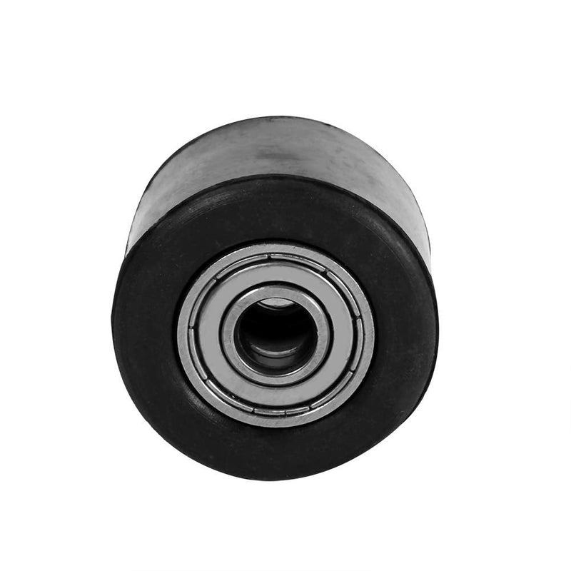 [Australia - AusPower] - Chain Tensioner Chain Roller Chain Guide Bike Wheel Roller Tensioner Chain Roller Idler Pulley 8mm Tensioner Pulley Wheel Guide Rubber Iron Material For Motorcycle Bike Chain Tensioner Roller 