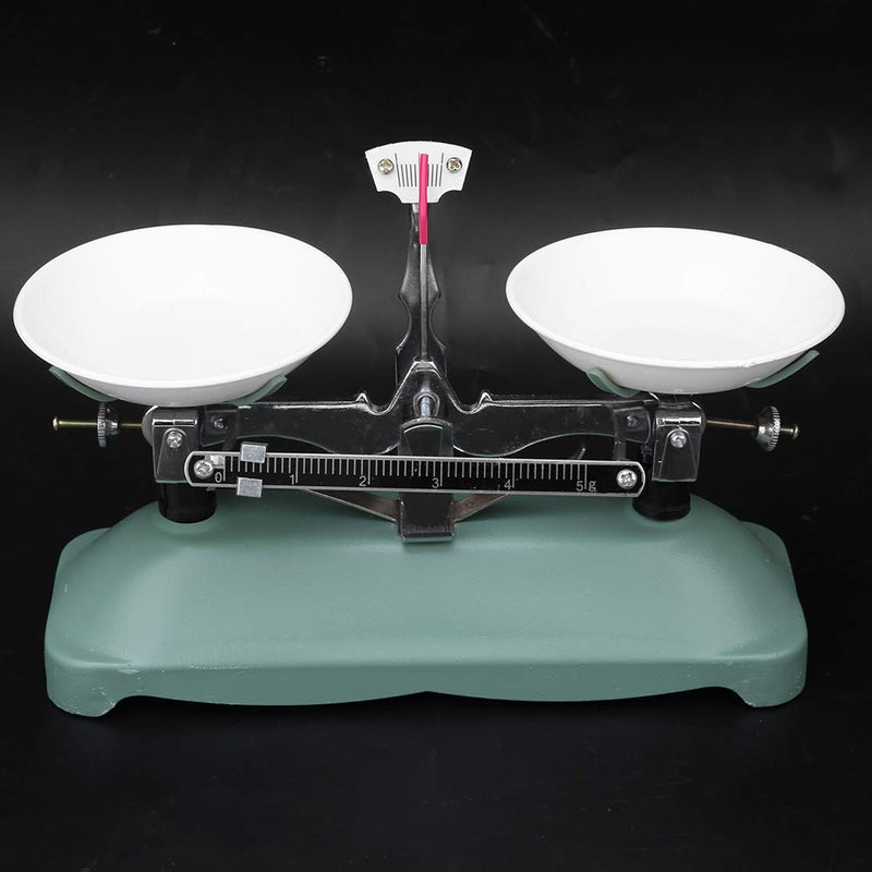 [Australia - AusPower] - Balance Scale, Double Pan Mechanical Balance Scale with Weight Kit for Chemistry Physical Experiment Accessory Laboratory Teaching Tool(100g) 100g 