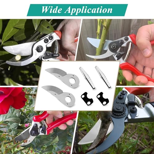 Gfdoso hand pruner replacement kit, 2-piece scissors parts compatible with Felco pruners