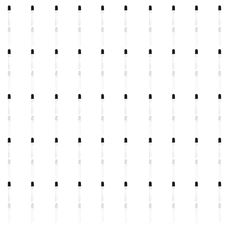 [Australia - AusPower] - 2 Sets 50Pcs LEDs Infrared Emitter and IR Receiver Diode 5mm 940nm Infrared Emission and Receiver Diode(100Pcs in Total)[Light Emitting diodes (LEDs)] 