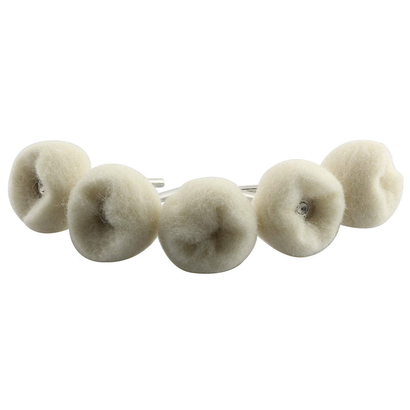 [Australia - AusPower] - 20PCS Polishing Wheel Set Mounted Soft Fine Wool Polishing Buff Wheel 1/8" Shank for Dremel Rotary Tools 