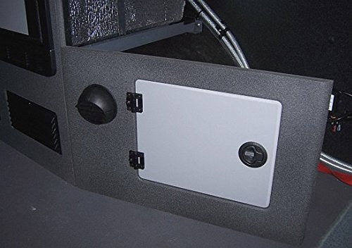 [Australia - AusPower] - Slam Latch Hatch Round Pull Latch (OWACH AL-958-1) for Boat Deck RV Cabinet Door Drawers Replace Southco M1-61 Push-to-Close (Black, 1/4" Door, Non-Locking) Black 