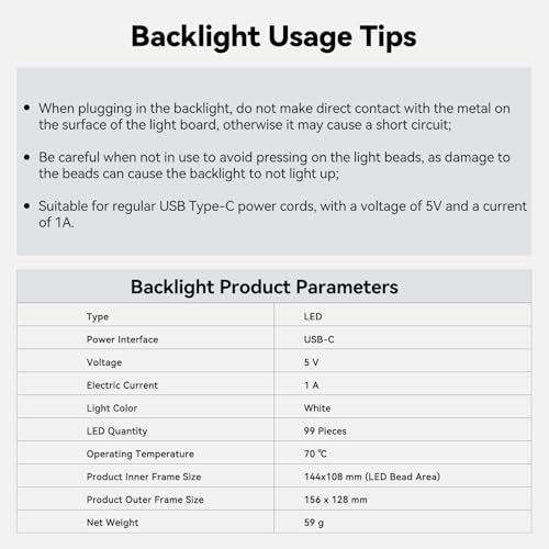CMYK Lithophane LED Backlight Board Kit Compatible with Bambulab A1/A1 Mini 4 PCS CMYK Lithophane LED
