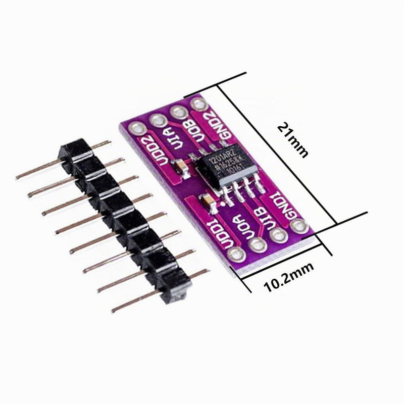 ADUM1201 Dual Channel Digital Magnetic Insulator Pack of 5 | ADUM1201 Serial Digital Isolator Module Magnetic Isolation SPI CAN Bus TransceiverSignal Isolation (Long)
