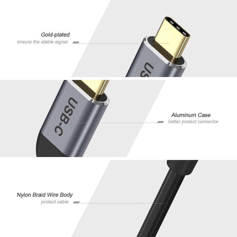 [Australia - AusPower] - QGeeM USB C to HDMI Adapter 4K Cable, USB Type-C to HDMI Adapter [Thunderbolt 3/4] HDMI Adapter for Laptop MacBook Pro/Air, iPhone15 Pro max, Dell XPS, HP.Pixelbook, Thinkpad,Surface,Ipad Pro etc. Grey 