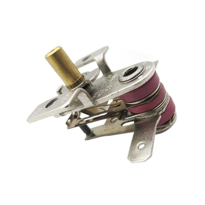 [Australia - AusPower] - 5pcs AC 250V 16A 90 Celsius Temperature Switch Bimetallic Plate Heating Thermostat KDT-200 Electric Heating Oil Temperature Controller 