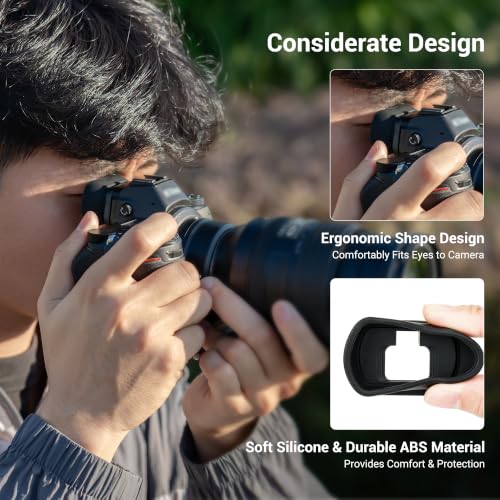 Kiwifotos DK-29 Viewfinder Eyecup Eyepiece for Nikon Z6 III II Z7II Z7 Z5II Nikon DK-29 Replacement - Square
