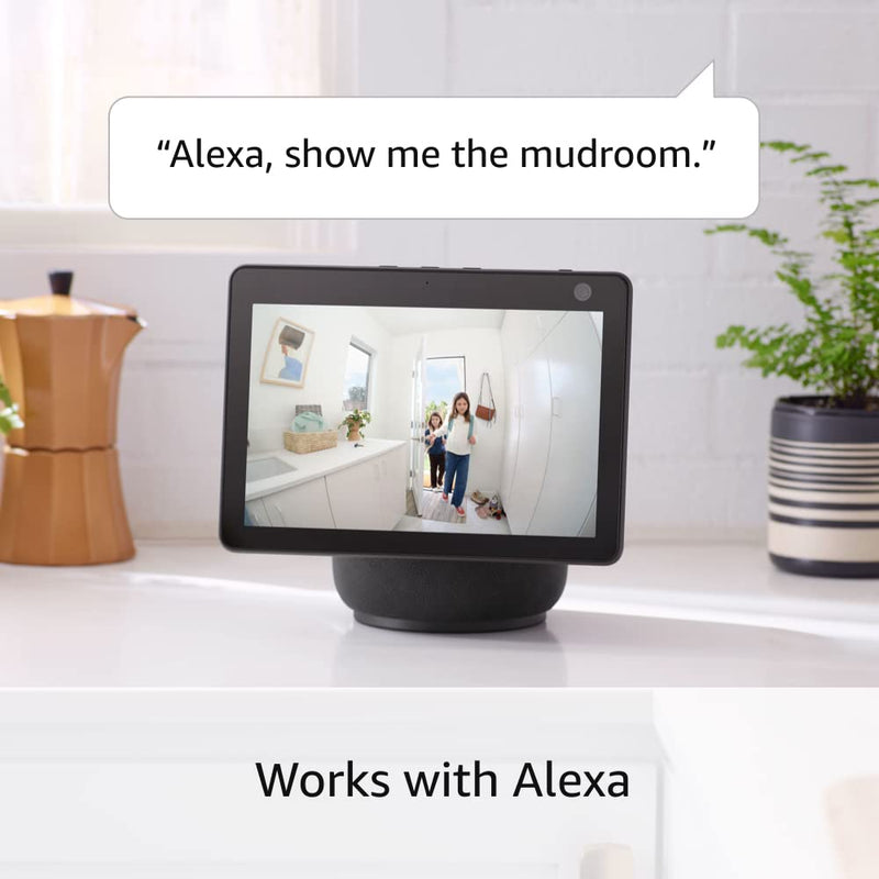 [Australia - AusPower] - Ring Indoor Cam (2nd Gen) | latest generation, 2023 release | 1080p HD Video & Color Night Vision, Two-Way Talk, and Manual Audio & Video Privacy Cover | Black 1 Camera Device only 