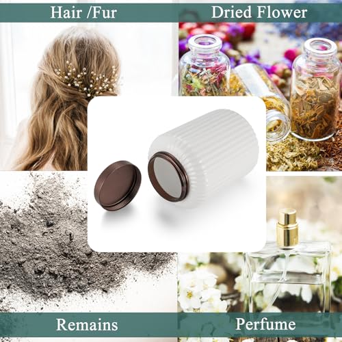 SOITIS Small Urns for Human Ashes 4.5 Inch Sharing Ceramic Urn for Ashes Mini Urns for Human Ashes Keepsake Urn for Human Ashes Funeral Memorial Holder White Urn for Women Men