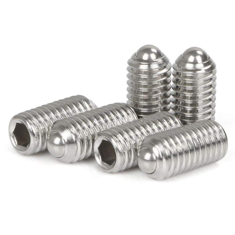 [Australia - AusPower] - M5 x 12mm Stainless Steel Hex Socket Spring Ball Point Grub Screws 20pcs M5 x 12mm 