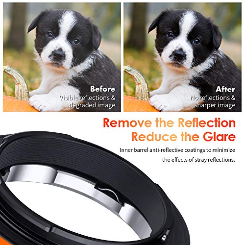 K&F Concept Lens Mount Adapter Compatible for Leica M Lens to Alpha Nex E-Mount Camera Body with Matting Varnish Design