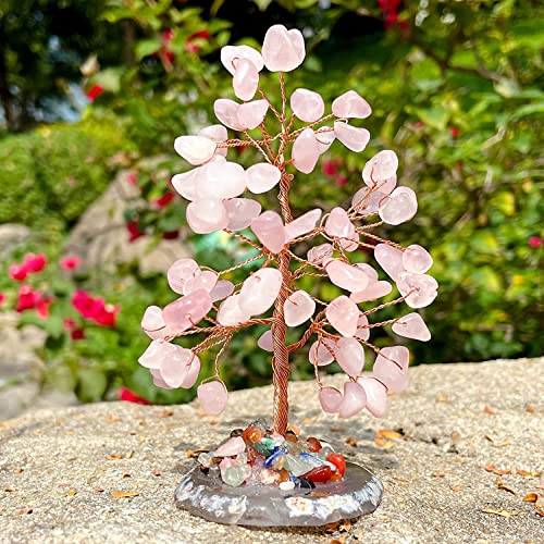Ciana Chakra Tree of Life – Citrine Crystal Tree for Positive Energy, Healing Stones, Feng Shui Decor Citrine Tree