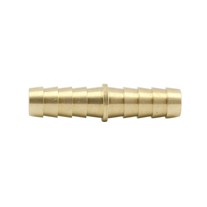 [Australia - AusPower] - Legines 2pcs Barb Union 5/8" Barbed x 5/8" Barbed Splicer Brass Hose Fitting Mender Joiner 5/8" x 5/8" 