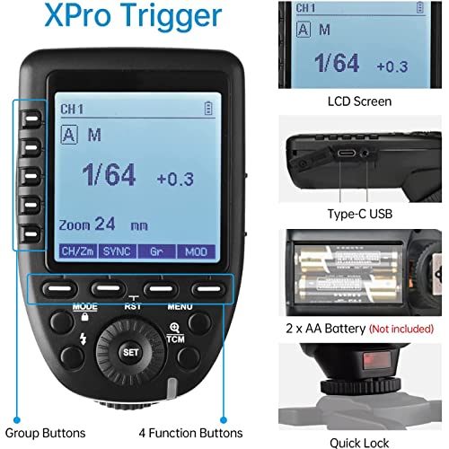 Godox Xpro-S TTL Wireless Flash Trigger for Sony Xpro-S(Sony)