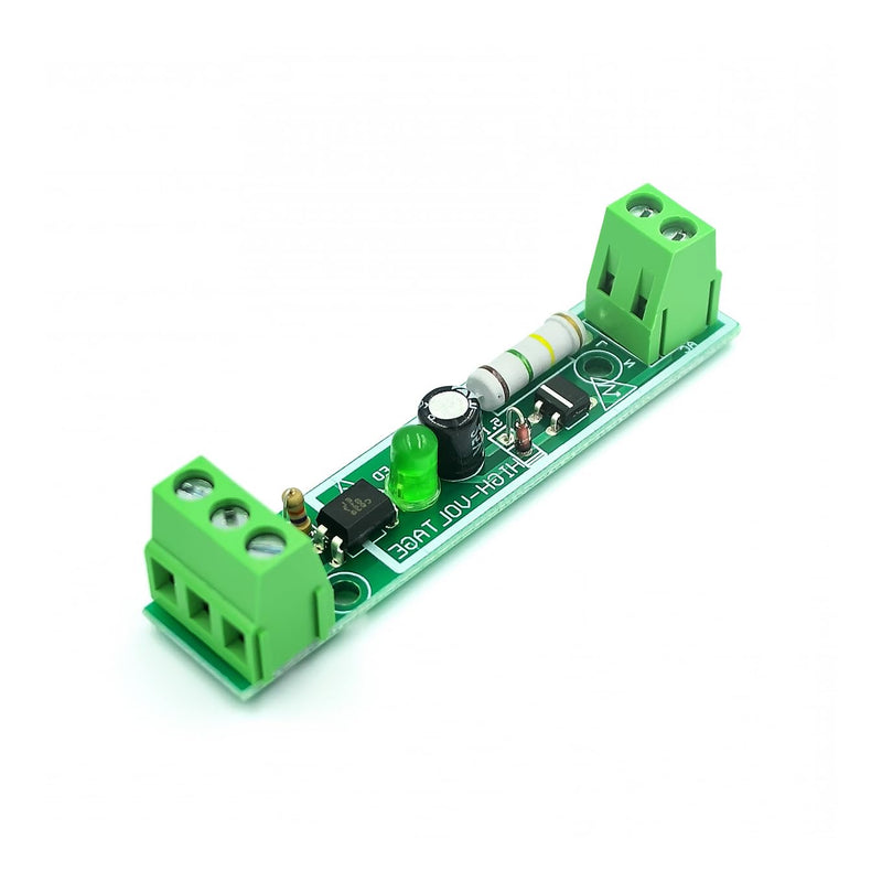 [Australia - AusPower] - HiLetgo AC 220V Optocoupler Module AC Optocoupler Alternating Current Detect Module 3-5V or PLC 24V Level Power for PLC MCU(1 Channel) 1CH 