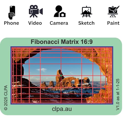 Fibonacci Matrix Directors Viewfinder Card Fibonacci Matrix