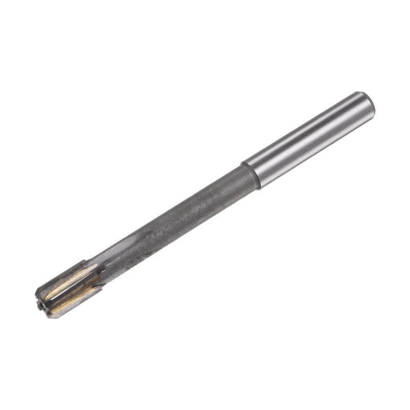 sourcing map Carbide Reamer 8.8 mm, 4 Blades, H8/H7 Accuracy, Sandblasting Coating Machine Reamer for Metal Wood Hole Reamer, Straight Groove High Speed Steel Tool 8.8mm