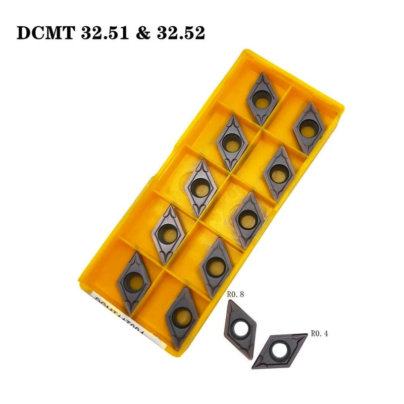 [Australia - AusPower] - 20 pcs Cutting Tools Indexable Inserts Turning Inserts DCMT32.51 DCMT32.52 carbide inserts for metal cutting cutter bar (20pcs DCMT11) 20pcs DCMT11 