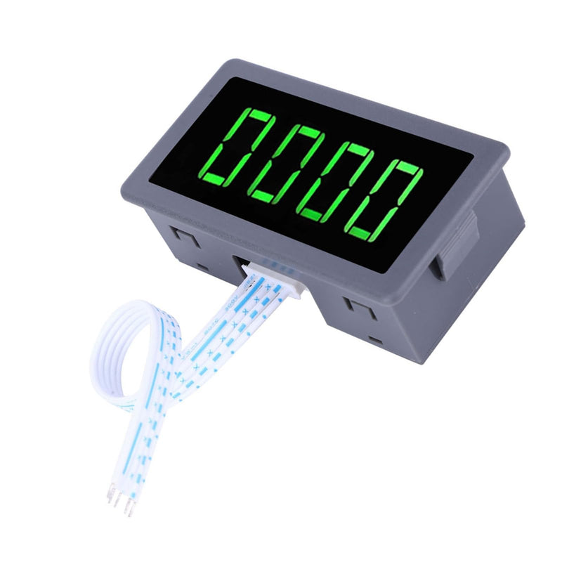 [Australia - AusPower] - Motor Tachometer, DC 8 to 24V 40mA 10 to 9999RPM 4 Digital LED Tachometer RPM Speed Meter Hall Proximity Switch Sensor 
