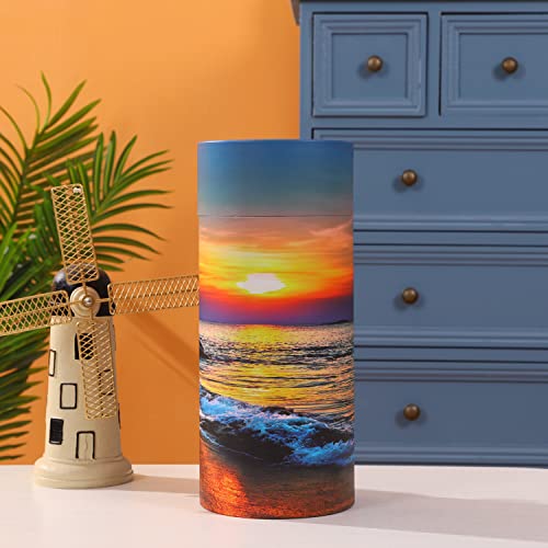Ocean Sunset Scattering Urn – Biodegradable Scatter Tube for Ashes - Cremation Urn for Adult Ashes (Large) Large (1 Count)