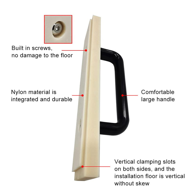 [Australia - AusPower] - Tapping Block,Durable Flooring Tapping Block with Handle,Easy Grip Laminate Flooring Tool,Vinyl Floor Installation Tool,Practical Tapping Block for Vinyl Plank Flooring ﻿ 30cm/11.81in 