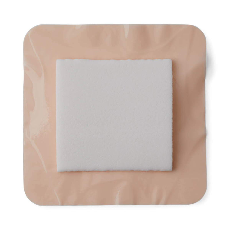 [Australia - AusPower] - Medline Optifoam Gentle Foam Wound Dressing with Silicone Adhesive Border, 4" x 4", Educational Packaging, Pack of 10 4" x 4" 