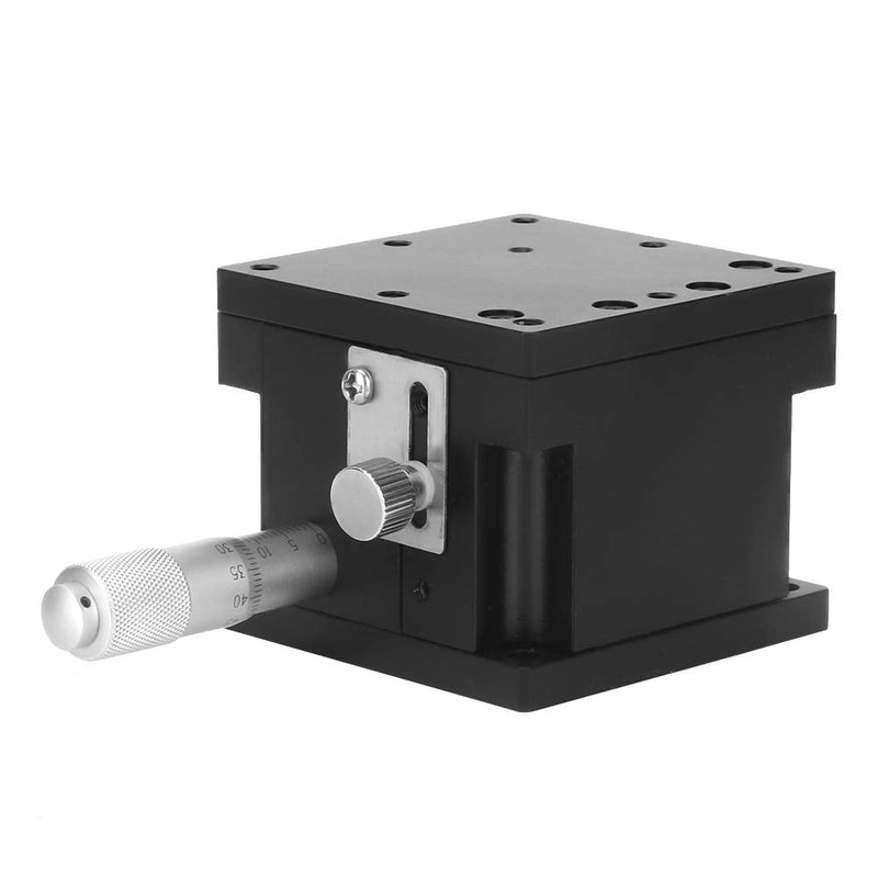 [Australia - AusPower] - Jectse Manual Z Linear Stage,Micrometer Fine Tuning Bearing Slide Table,Precision Trimming Cross Roller Z-axis Linear Position Stage 2.4 * 2.4in,for Precision Inspection, Equipment 