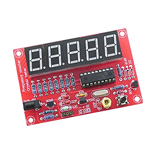 ARCELI Online DIY Digital LED 1Hz-50MHz Quartz Oscillator Frequency Counter Meter Tester Kit Tool