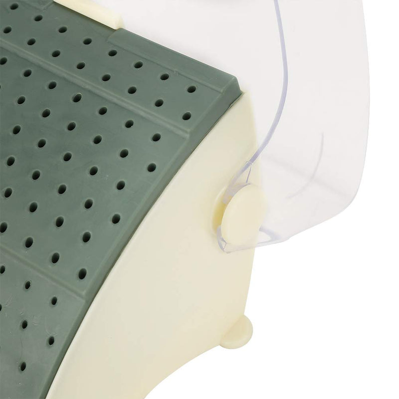 142 Holes Bur Holder, ental Bur Block Holder 142 Holes Plastic Drill Block Case Box Organiser with Extendable Drawer