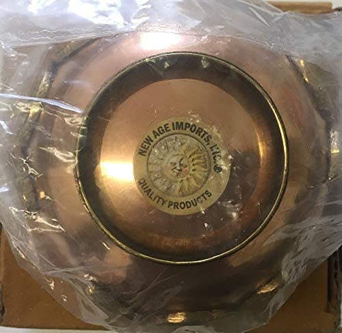 Tibetan Dragon Copper Offering Bowl 3" - Great for Altar & Ritual Use, Incense Burner, Smudging Bowl - New Age Imports, Inc. Tibetan Dragon