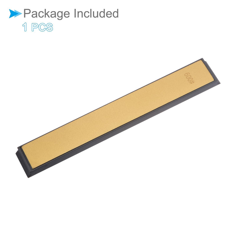 [Australia - AusPower] - CoCud Diamond Sharpening Stone 600 Grit 6" x 0.8" Overall Size Titanium Coated Whetstone Grinding Tool - (Applications: for Metal Grinding) 