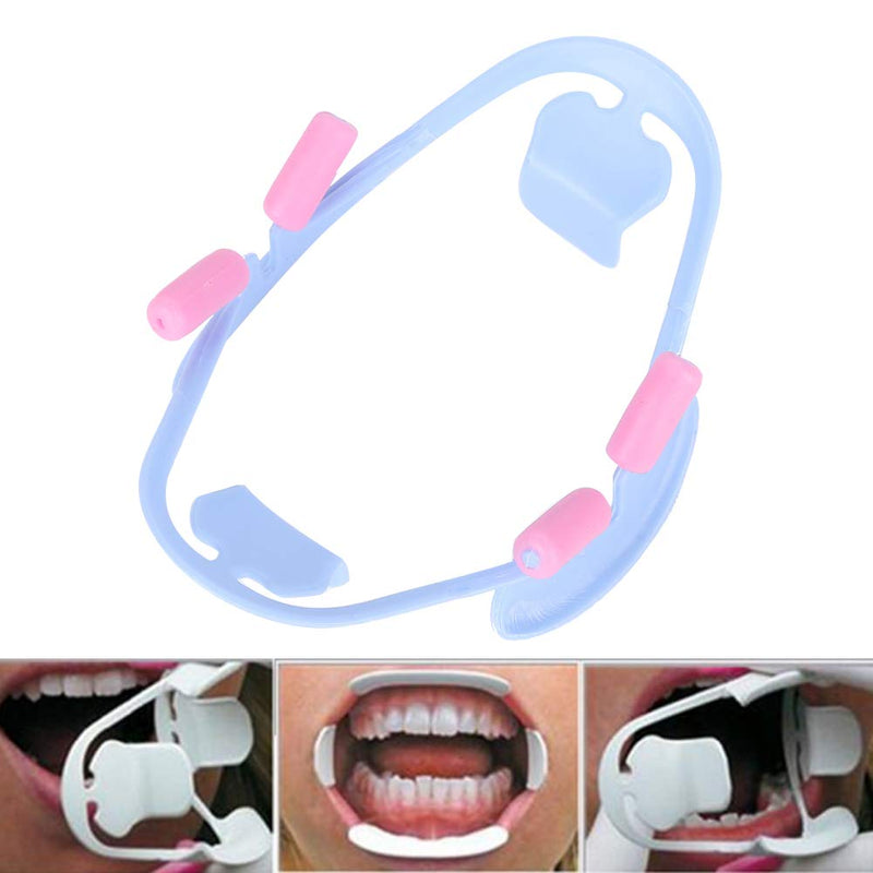 [Australia - AusPower] - VOBOR 3D Mouth Opener Support, Oral Pull Hook Bite Pads Large Blue for Oral Examination, Treatment, Teeth Whitening 