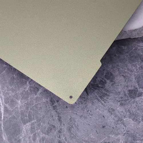 ECSiNG 3D Printer PEI Sheet Spring Steel Sheet PEI Build Double Sides Plate 254x241mm Compatible with Prusa I3 MK4 MK3 MK3S 3D Printer