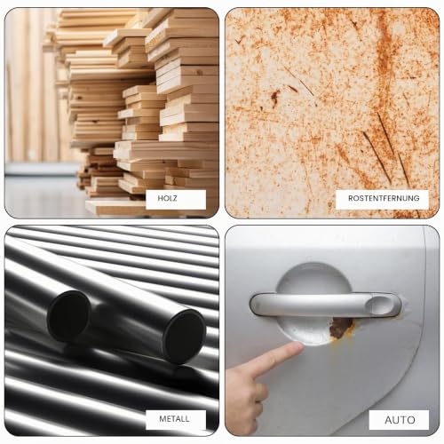 Pack of 9 CSD disc grinding disc, 50 mm grinding attachment for cordless screwdriver, cleaning disc set, grinding for drill, coarse cleaning disc of paint, rust, oxidation cleaning, removal