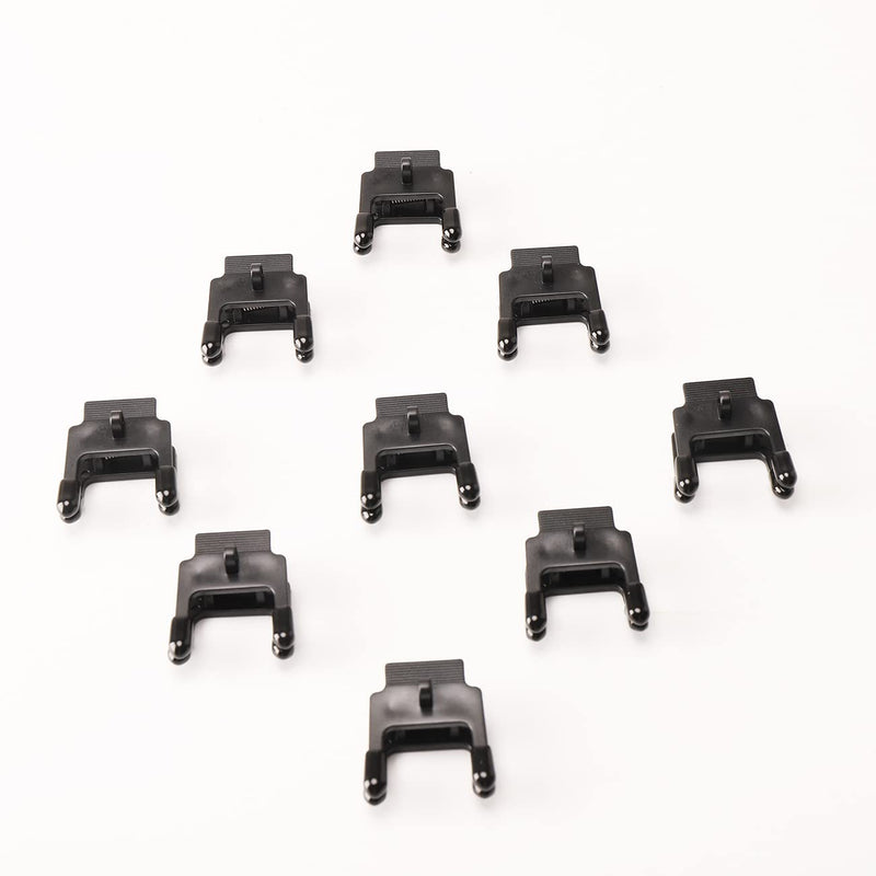 [Australia - AusPower] - 2pcs Plastic Clip for Headlight Clip Mount Connect with Own Glasses Headlight Replaceable Accessories 