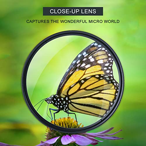 GREEN.L 82mm Close-up Filter Set(+1,+2,+4,+10), Professional Macro Filter for Camera Lens